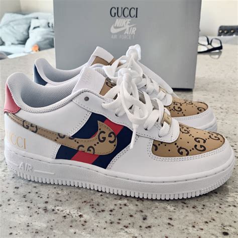 aire force gucci|Gucci air force 1 low gg.